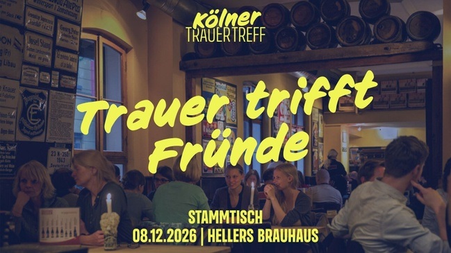 Kölner TrauerTreff: Stammtisch - Dezember 2026