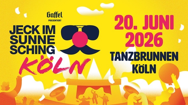 Jeck im Sunnesching 2026 - Das Festival in Köln