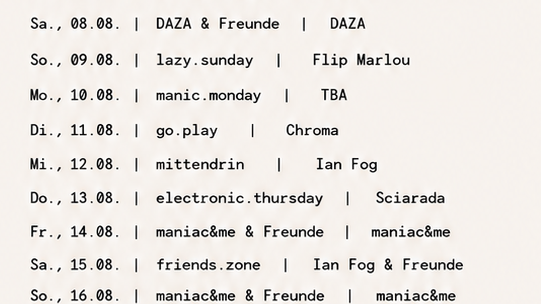 friends.zone mit DAZA & freunde
