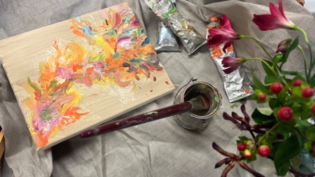 Ölmalerei Abstrakt Kunst Workshop Hamburg, JGA, Retreat