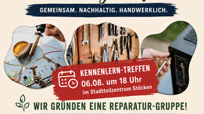 Kennenlerntreffen Reparatur-Café Stöcken