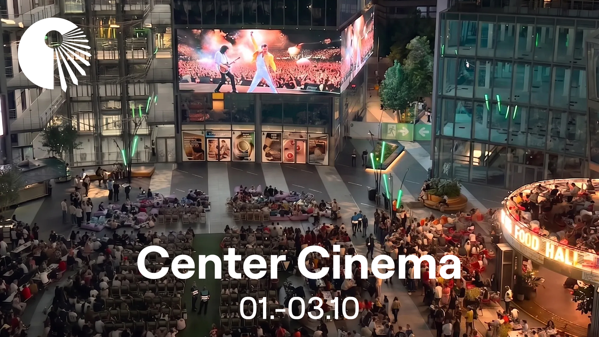 Open-Air-Kino im Center am Potsdamer Platz
