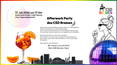 Afterwork Party - Gelände des CSD Bremen