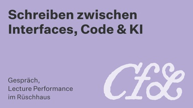 Schreiben zwischen Interfaces, Code & KI