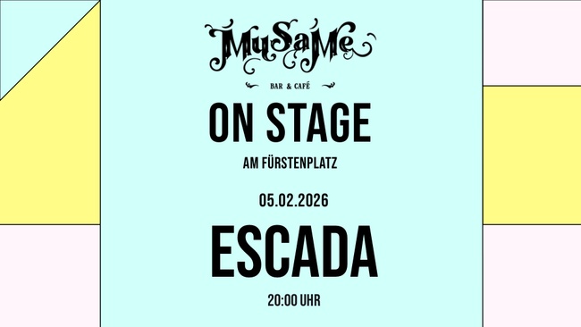 MuSaMe on Stage: ESCADA (solo vocalist)