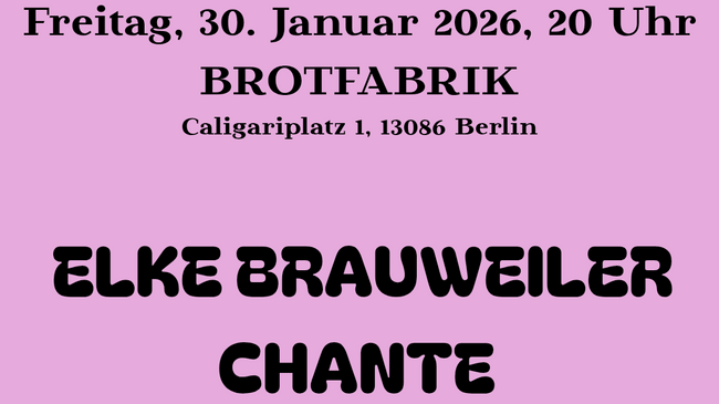 Elke Brauweiler chante