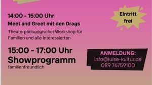 Familienfreundliche Drag-Queen-King Nachmittag