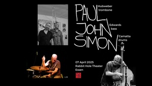 Konzert: Paul Hubweber, John Edwards, Simon Camatta