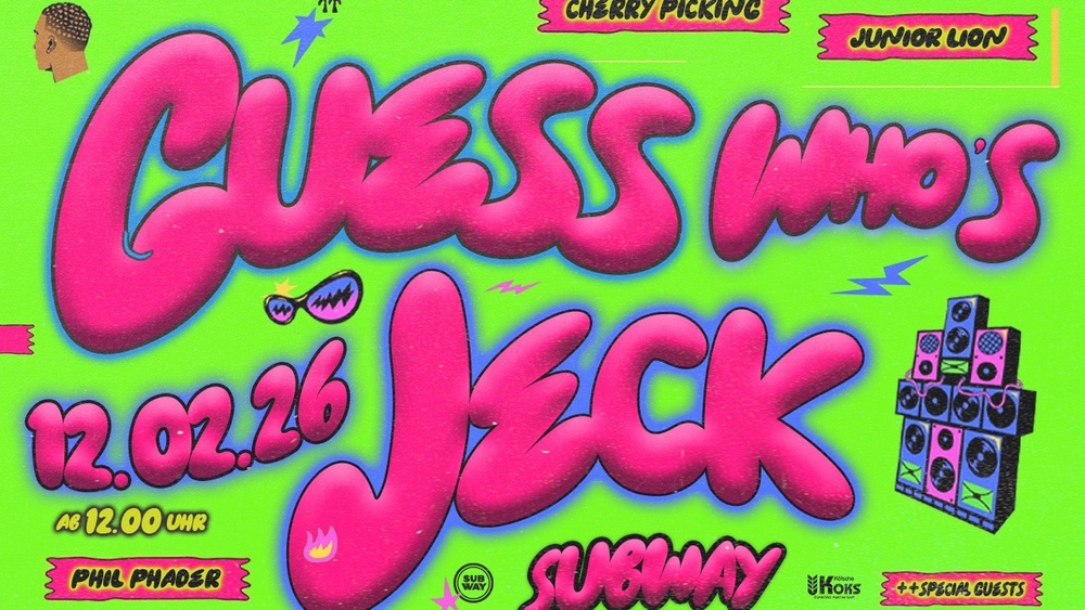 🎭 Guess Who’s Jeck – Karnevalsparty im Subway! 🎭