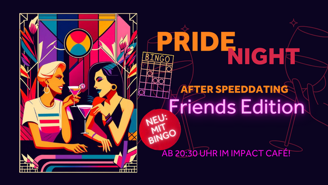 Bingo Pride Night - After Speed Dating - Friends Edition