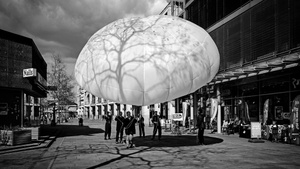 Unready mades #1 / #2 / #8 – Performance im Rahmen der Eröffnung der Sonderausstellung »Symbiotic Wood« und des neu gestalteten Gartens im Kunstgewerbemuseum.
