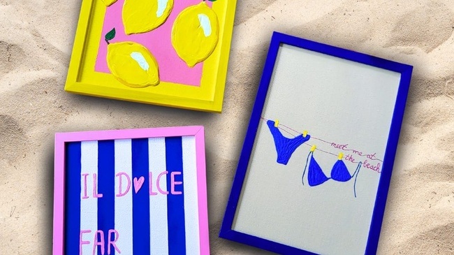 Malen mit Strukturpaste auf Leinwand Workshop im Studio Calma Düsseldorf