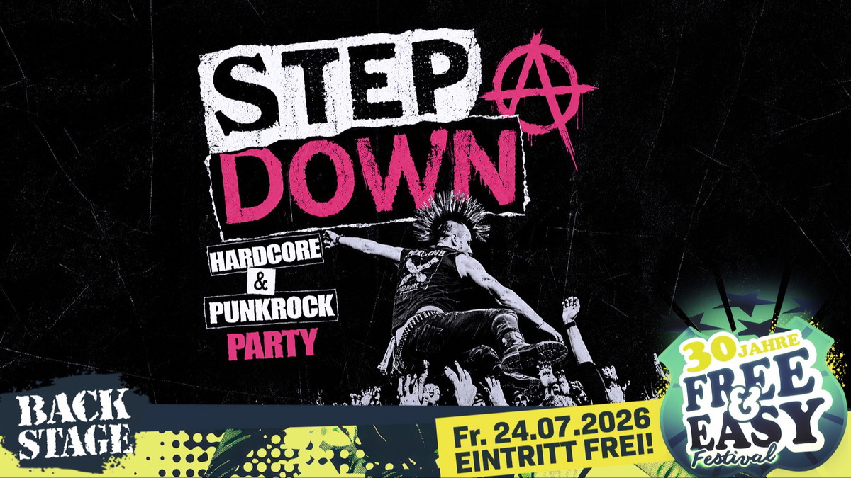 STEP DOWN | HARDCORE & PUNKROCK | FREE & EASY FESTIVAL 2026