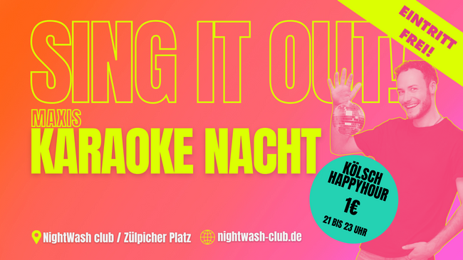 SING IT OUT! Maxis Karaoke Nacht