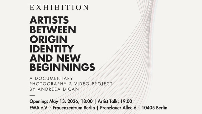 Creative Immigration – Ausstellung & Künstlerinnengespräch - Andreea Dican