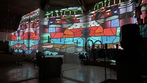 Adventsmeditation mit animierter Lichtshow