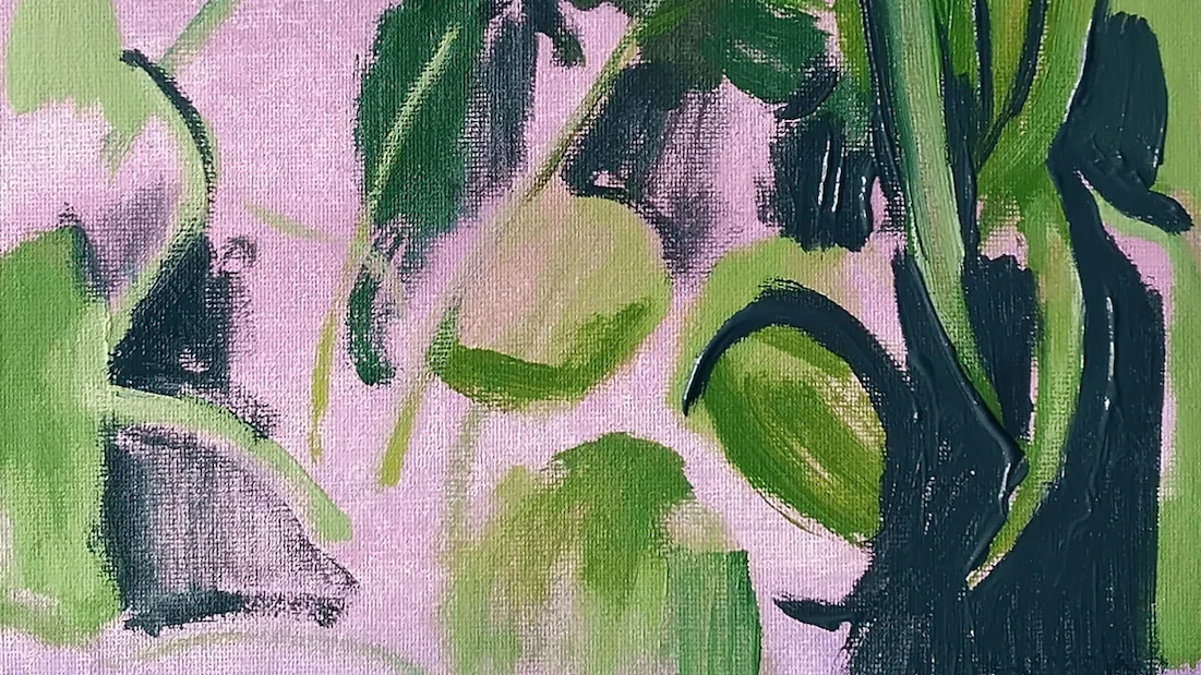 Titelbild der Veranstaltung Floral Painting Reimagined - Kreativ-Malkurs mit Acryl