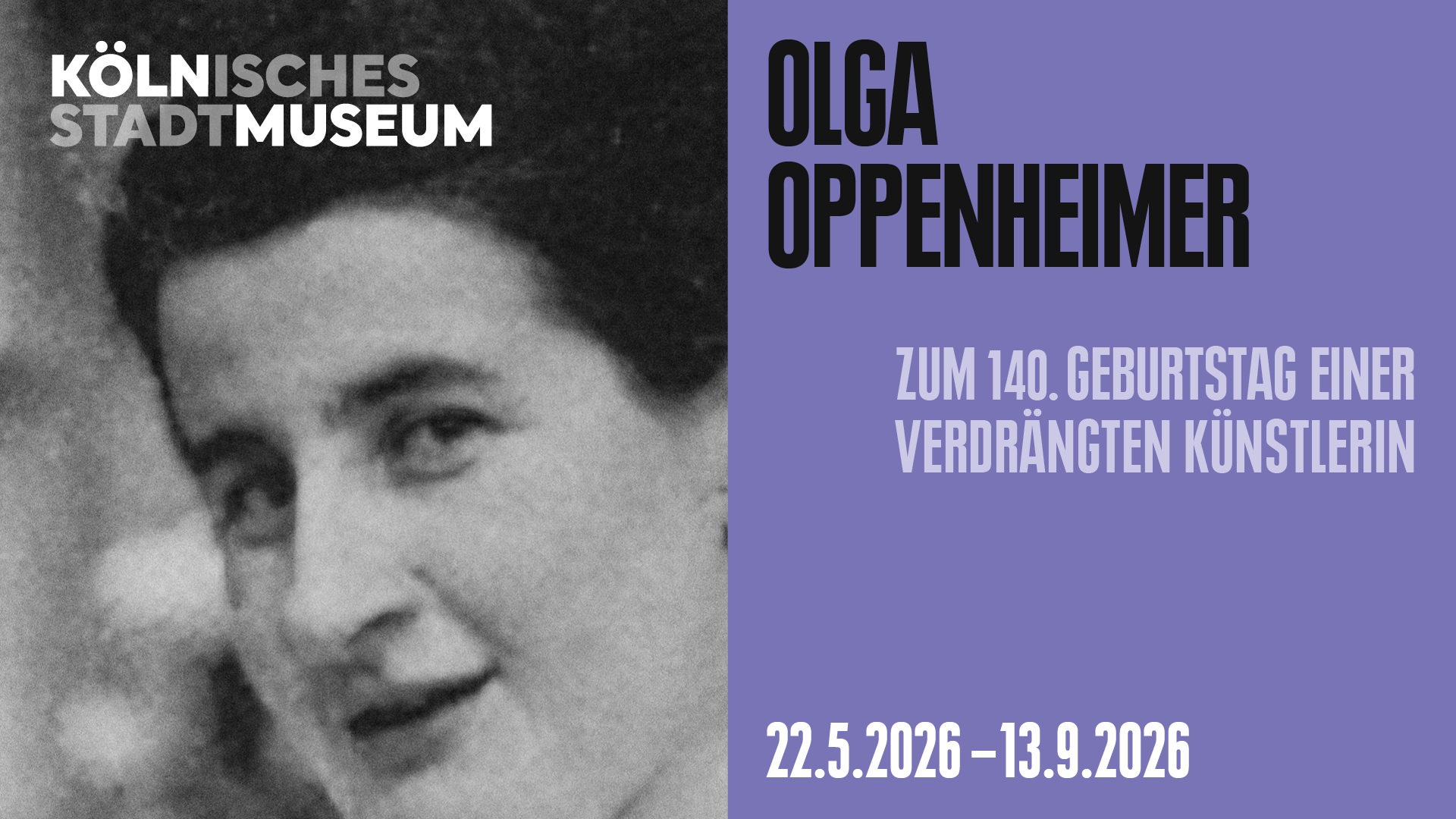 Vortrag & Diskussion: „Avantgarde-Künstlerin und Impulsgeberin – Olga Oppenheimer und die Moderne im Rheinland“ (mit Dr. Barbara Scheuermann, Kunstmuseum Bonn)