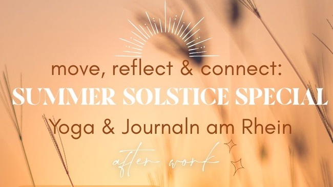 Move, reflect & connect: Summer Solsticle Special