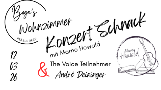 Boga's Wohnzimmer Der Konzert Schnack mit André Deininger