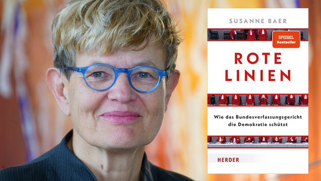 Lesung & Gespräch mit Susanne Baer: „Rote Linien - Wie das Bundesverfassungsgericht  die Demokratie schützt“