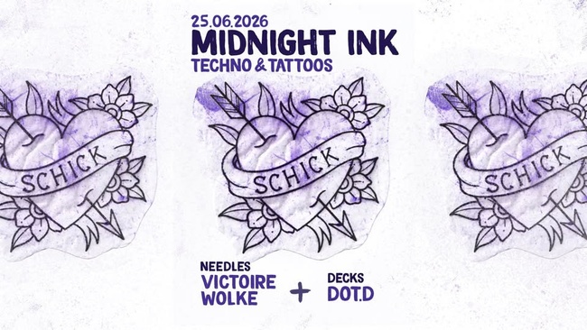 Midnight Ink: Victoire Wolke · Moonface Tattoo · DJ: dot.d