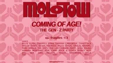 COMING OF AGE (gen-z party)