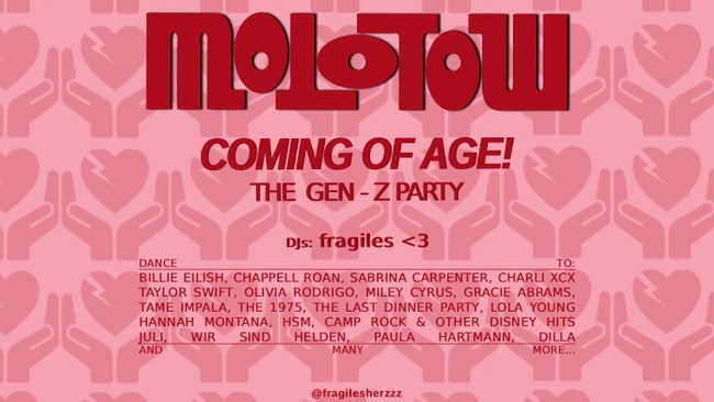 COMING OF AGE (gen-z party)