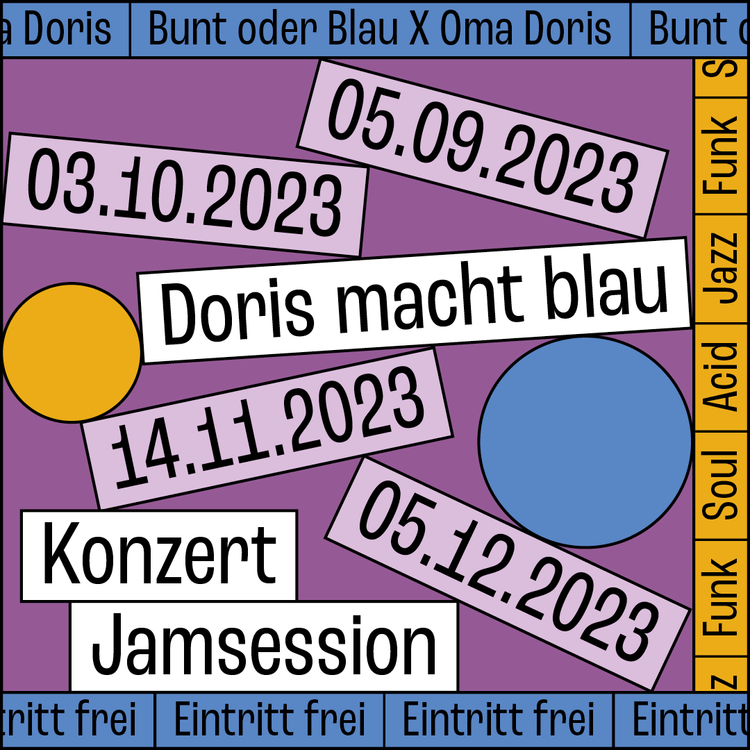 Doris Macht Blau – Konzert + Jamsession