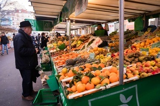 Wochenmarkt Kalk an der Post