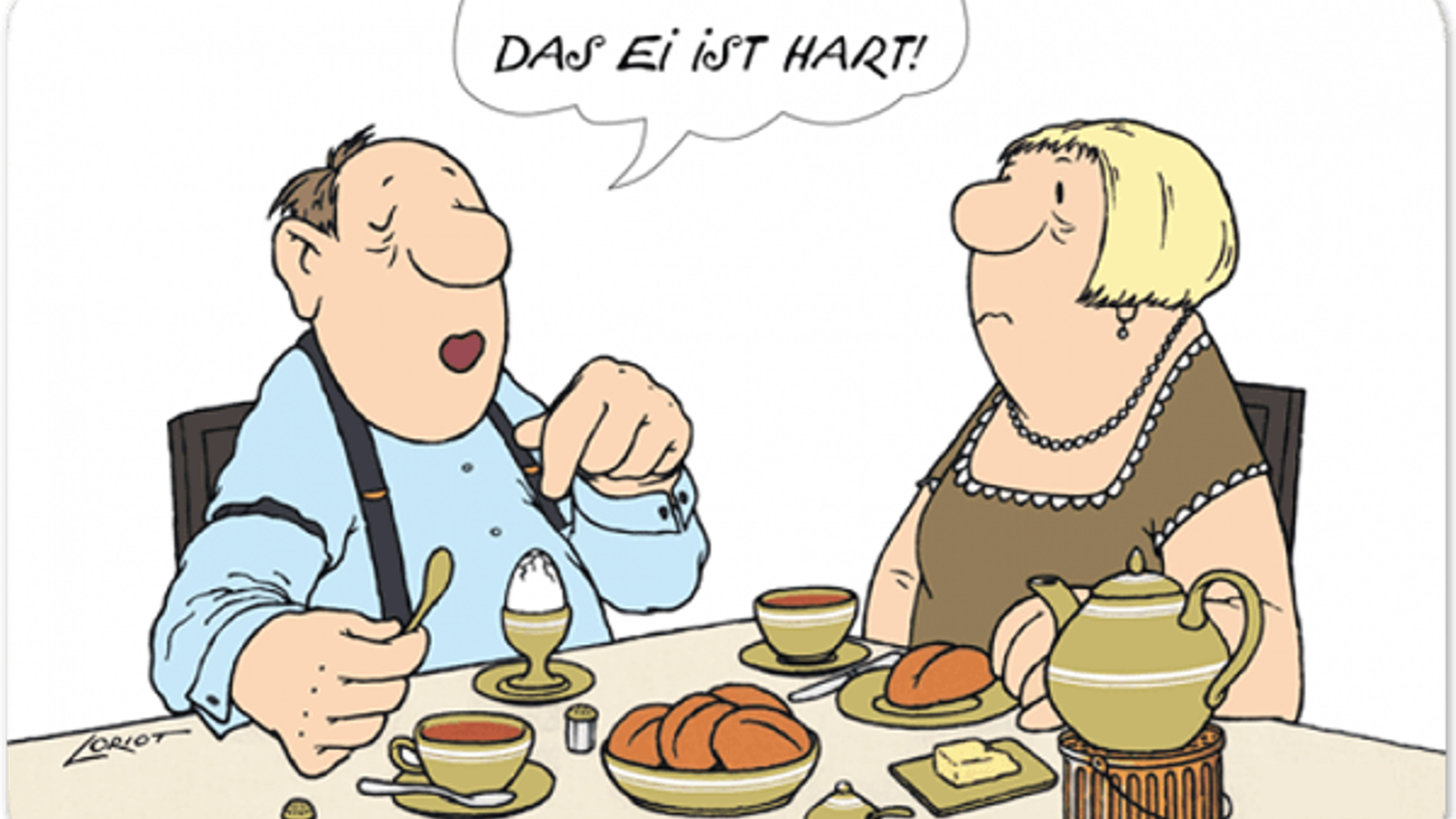 "Das Ei ist hart" - die lustigsten Sketche von Loriot gelesen von Thorsten Laussch alias Hausmeitser Rudi