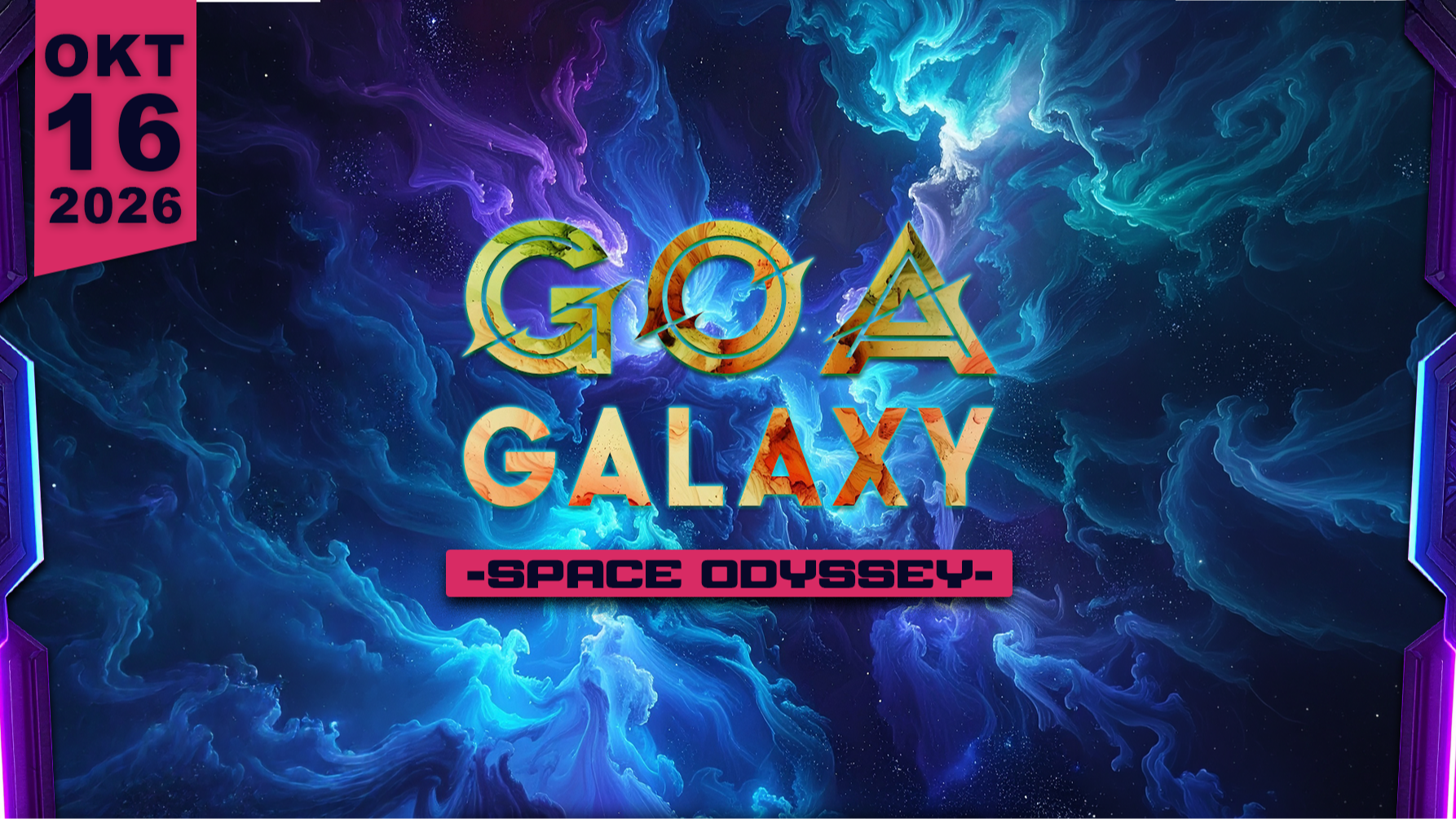 Goa Galaxy - Space Odyssey w/ DJings Khan, Dropnik, FloorQuix uvm.