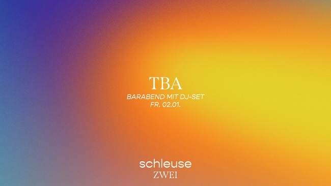 Barabend mit DJ-Set – TBA