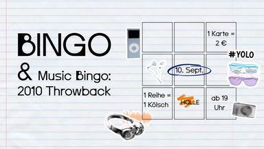 Bingo & Music Bingo: 2010 Throwback
