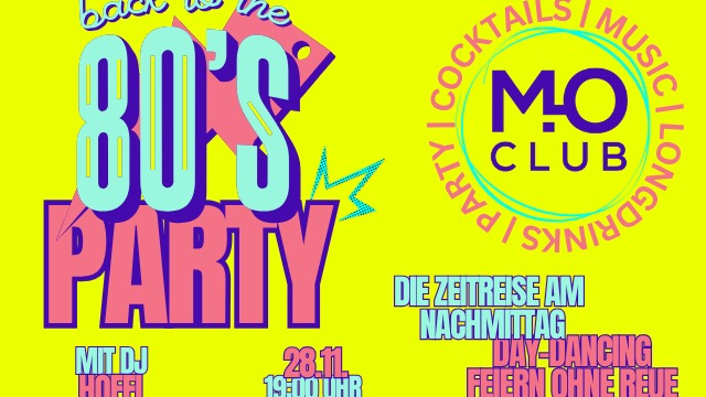 80er Day Disco - Mo Club Augsburg