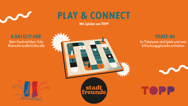 Play & Connect auf dem Frankreichfest mit Stadtfreunde 🎲🧡