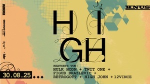 HIGH JAZZ BEATMAKER SPECIAL: HULK HODN + TWIT ONE + FIGUB BRAZLEVIC + 12 VINCE + RETROGOTT + HIGH JOHN