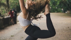 Sport im Park: Moderne Dance
