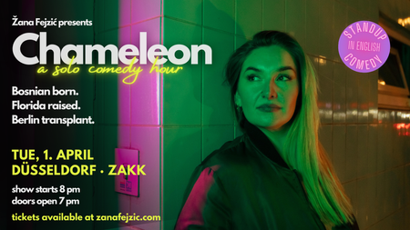 Žana Fejzić presents Chameleon: Solo English Standup Comedy (Düsseldorf)