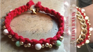 Schmuck selber machen, Makramee Schmuck-Workshop