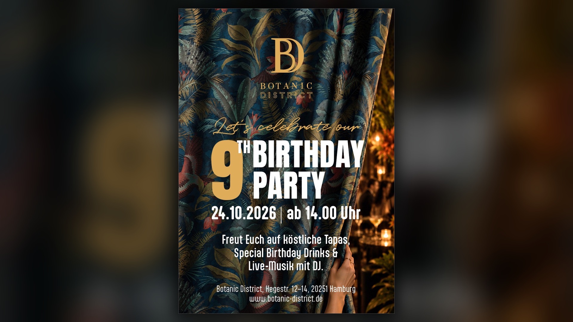 9 years birthday of Botanic District