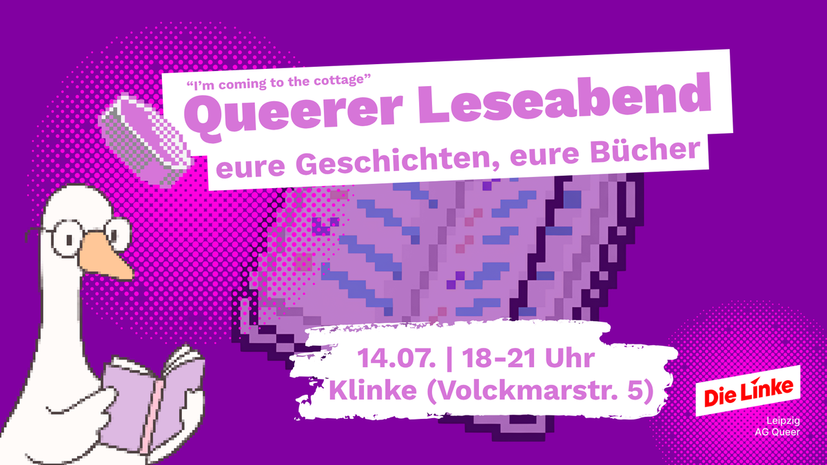 Queerer Leseabend - Ein Abend zum Zuhören, Stöbern und Teilen