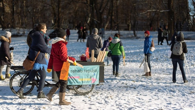 Neujahrs Cleanup auf der Theresienwiese