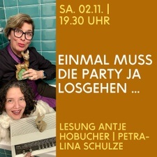 Einmal muss die Party ja losgehen...