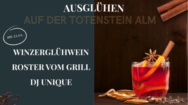 Ausglühen auf der Alm