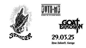 SPANCER (Sludge Doom) + VTS-M + GOAT EXPLOSION | Neue Zukunft, Berlin