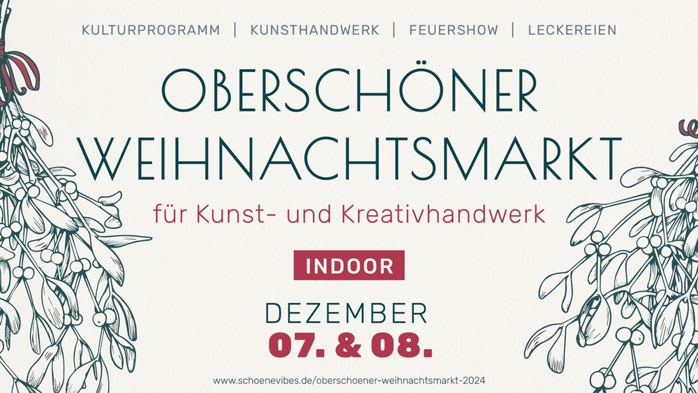 Oberschöner Weihnachtsmarkt - für Kunst- und Kreativhandwerk