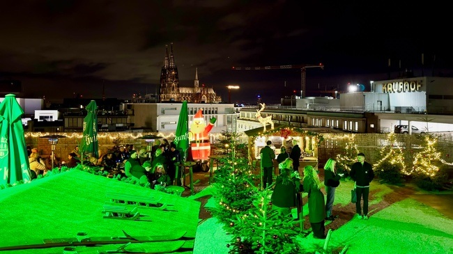 Kölns höchster Weihnachtsmarkt auf der SonnenscheinEtage