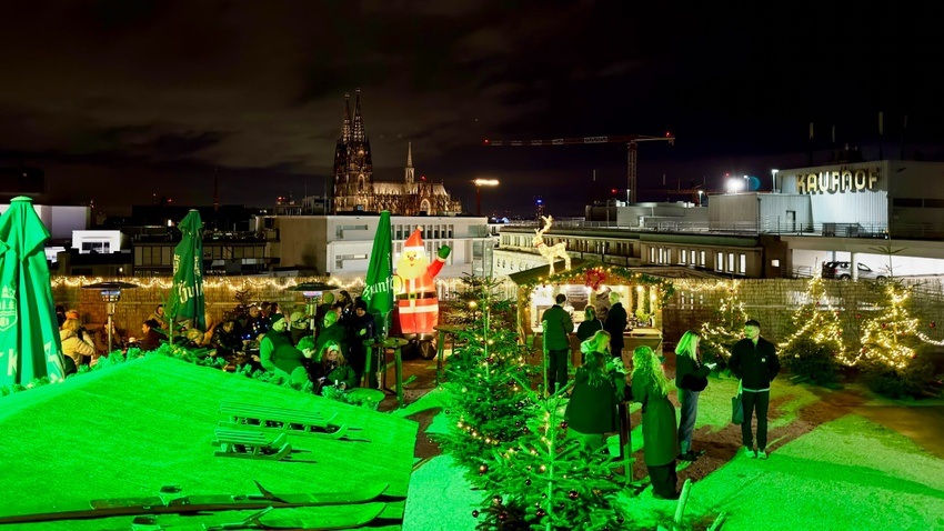 Kölns höchster Weihnachtsmarkt auf der SonnenscheinEtage