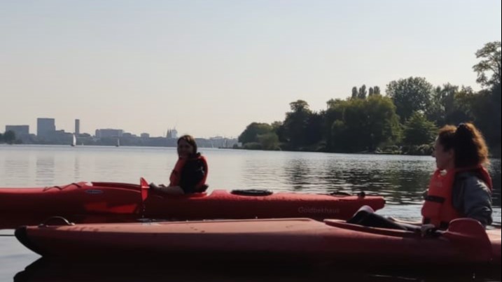 Kajakpaddeln am Donnerstag